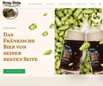 Krug-Braeu.de(Krug Bräu) Screenshot