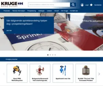 Kruge.no(Din kompetansepartner innen bærekraftige og kostnadseffektive montasjesystem) Screenshot
