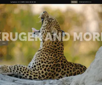 Krugerandmore.co.za(Kruger Fexi Tours) Screenshot