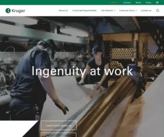 Kruger.com(Kruger Inc) Screenshot