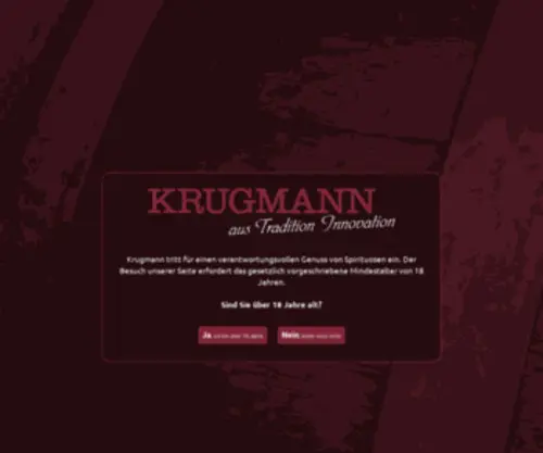 Krugmann.com(Aus tradition innovation) Screenshot