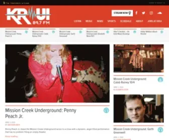 Krui.fm(KRUI Radio) Screenshot