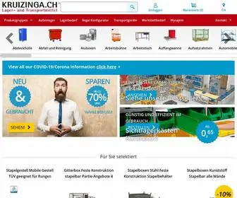 Kruizinga.ch(Ihr Experte für Logistiklösungen) Screenshot