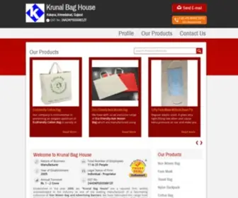 Krunalbaghouse.com(Krunal Bag House) Screenshot