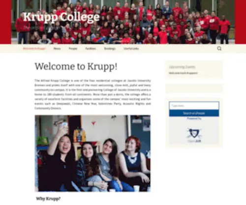 Krupp-College.de(Krupp College) Screenshot