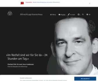 Krupp-Krankenhaus.de(Alfried Krupp Krankenhaus) Screenshot
