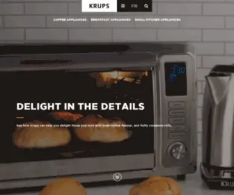 Krups.ca(Krups Canada) Screenshot