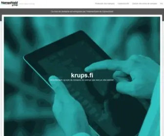Krups.fi(Krups Finland) Screenshot