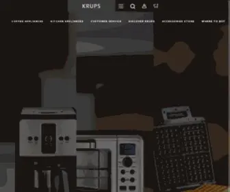 Krupsusa.com(Krups) Screenshot