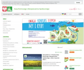 Krus.gov.pl(Kasa Rolniczego Ubezpieczenia Spo) Screenshot