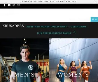 Krusaders.com(#1 Fitness clothing brand in LA I KRUSADERS apparel) Screenshot