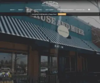 Kruseandmuerrestaurants.com(Kruse and Muer is proud to own and operate seven restaurants in the Southeastern Michigan area) Screenshot