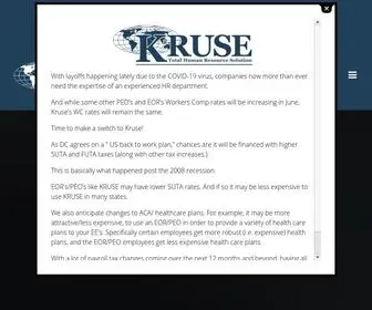 Kruseassoc.com(Human Resources Solutions) Screenshot