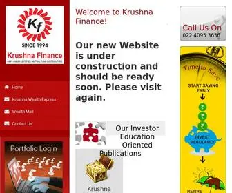 Krushnafinance.com(Financial Planning and Analysis) Screenshot