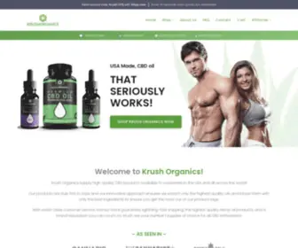 Krushorganics.co(Buy Organic CBD Hemp Oil for Sale) Screenshot