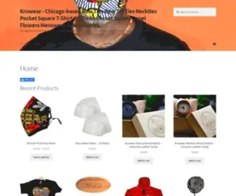 Kruwear.com(Chicago-based Kruwear men's clothing) Screenshot