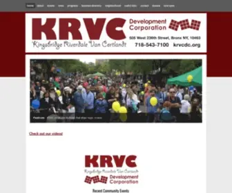 KRVCDC.org(Building a Better Community 1 Block at a Time) Screenshot