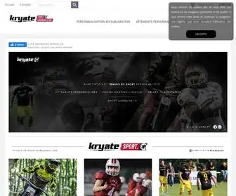 Kryate.fr(Maillots) Screenshot