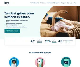 KRY.de(Zum Arzt gehen) Screenshot