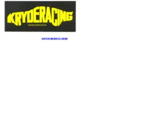 KRyderacing.com(Index) Screenshot