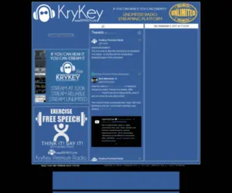 KRykey.net(KryKey Premium 320K Demo Radio Station) Screenshot