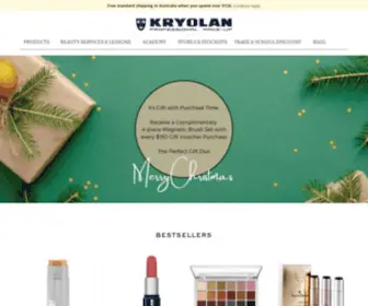 Kryolan.com.au(Kryolan Professional Makeup) Screenshot