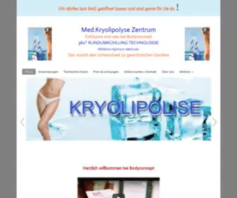 Kryolipolyse-Zentrum.com(Home) Screenshot