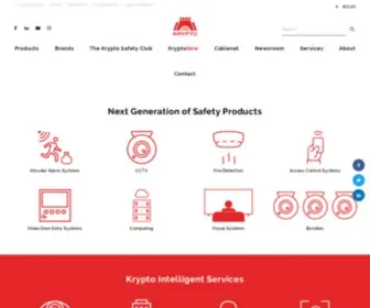 KRYpto-Security.com(Leading security systems company in Cyprus) Screenshot