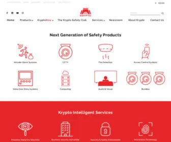 KRYpto.com.cy(Leading security systems company in Cyprus) Screenshot