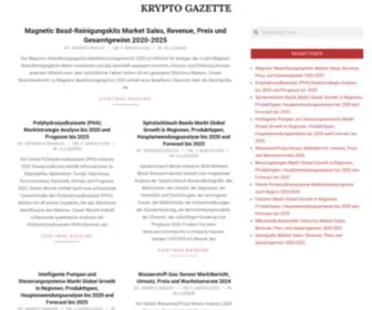 KRYptogazette.com(Krypto Gazette) Screenshot