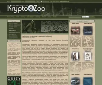 KRYptozoologia.pl(Portal Kryptozoologiczny) Screenshot