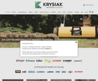 KRysiak.pl(Urządzenia ogrodnicze) Screenshot