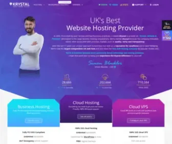 KRYstal.uk(UK Web Hosts & cPanel Hosting) Screenshot