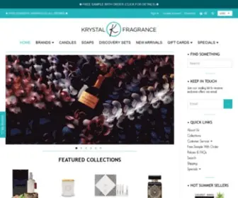 KRYstalfragrance.com(Krystal Fragrance) Screenshot