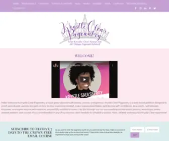 KRYStleclearpageantry.com(Your Krystle Clear Source for All Things Pageant Related) Screenshot