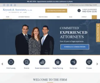 KRYszaklaw.com(Andrea Kryszak) Screenshot