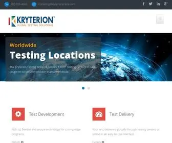 KRyteriononline.com(Kryterion) Screenshot