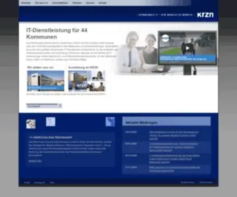 KRZN.de(Kommunales Rechenzentrum Niederrhein) Screenshot