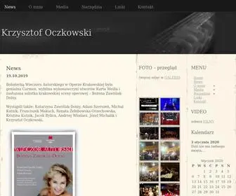 KRZYSztofoczkowski.pl(Krzysztof Oczkowski muzyk) Screenshot