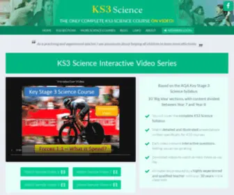 KS3Sciencecourses.com(KS3 Science Course) Screenshot