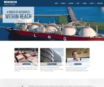 Ksandt.com(Koch Supply and Trading) Screenshot