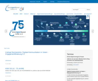 KSB-Celle.de(Kreissportbund Celle e.V) Screenshot