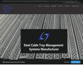 KScfactory.com(Steel Cable Management Systems Manufacturer) Screenshot