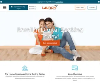 KSCfcu.org(Launch Credit Union) Screenshot