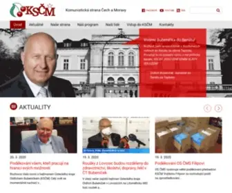 KSCM.cz(KSČM) Screenshot