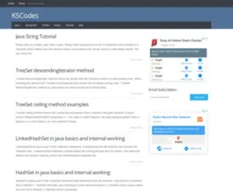 Kscodes.com(Tutorials on Spring MVC) Screenshot