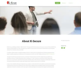 Ksecure.net(About K) Screenshot