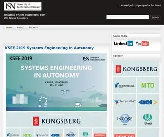 Ksee.no(Kongsberg Systems Engineering Event) Screenshot