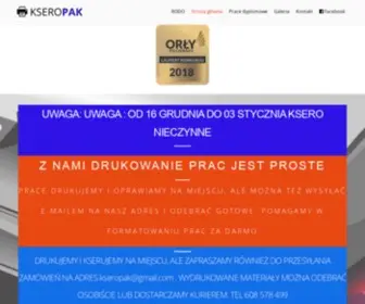 Kseropak.pl(Ksero, druk, wydruki) Screenshot