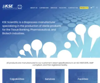 Ksesci.com(KSE Scientific) Screenshot